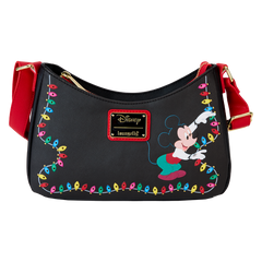 LOUNGEFLY Mickey & Friends Christmas Light Decorations Light Up Crossbody Bag