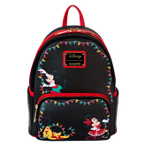 LOUNGEFLY Mickey & Friends Christmas Light Decorations Light Up Mini Backpack