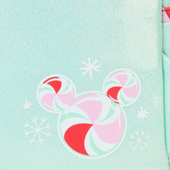 LOUNGEFLY DISNEY Minnie Mouse Peppermint Ornaments Mini Backpack
