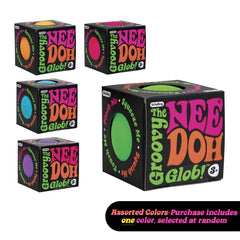 NeeDoh Groovy Glob, Original Squeeze Novelty Toy, Colors Vary, Children Ages 3+(1 ct)