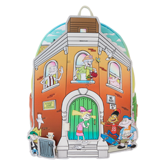 LOUNGEFLY Nickelodeon Hey Arnold House Mini Backpack