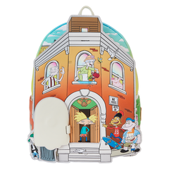LOUNGEFLY Nickelodeon Hey Arnold House Mini Backpack