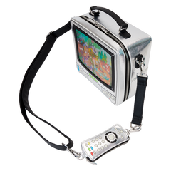 LOUNGEFLY Nickelodeon Retro TV Triple Lenticular Crossbody Bag