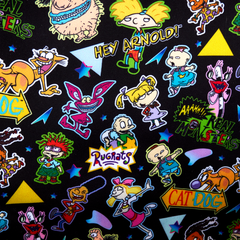 LOUNGEFLY Nickelodeon Retro TV Triple Lenticular Crossbody Bag