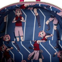 LOUNGEFLY Naruto Sakura Cosplay Outfit Mini Backpack