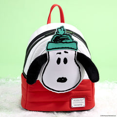 LOUNGEFLY Peanuts Snoopy Snow Day Mini Backpack