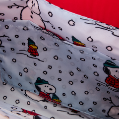 LOUNGEFLY Peanuts Snoopy Woodstock Snow Day Doghouse Crossbody Bag