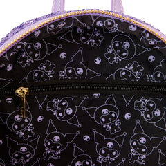 LOUNGEFLY Sanrio Sequin Kuromi Mini Backpack