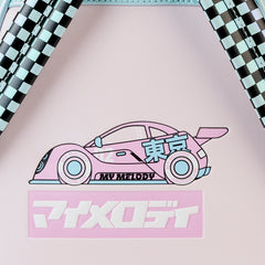 LOUNGEFLY x Sanrio My Melody Tokyo Speed Racer Mini Backpack
