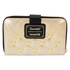 LOUNGEFLY Sanrio Hello Kitty 50th Anniversary Gold Zip Around Wallet