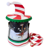 LOUNGEFLY The Nightmare Before Christmas Candy Cane Carousel Spinning Figural Crossbody Bag