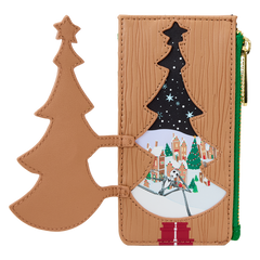 LOUNGEFLY The Nightmare Before Christmas Christmas Town Tree Large Card Holder