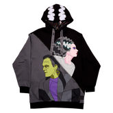 LOUNGEFLY UNIVERSAL BRIDE OF FRANKENSTEIN UNISEX HOODIE SMALL