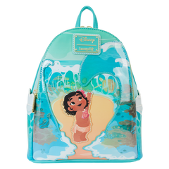 LOUNGEFLY Disney Moana Ocean Waves Mini Backpack