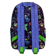 LOUNGEFLY Disney Nbc Neon Glow-in-dark Full-size Nylon Backpack