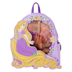 LOUNGEFLY Disney Princess Rapunzel Lenticular Mini Backpack