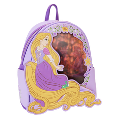 LOUNGEFLY Disney Princess Rapunzel Lenticular Mini Backpack