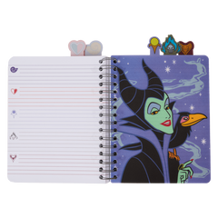 Loungefly Disney Villains Iridescent All-Over Print Stationery Journal