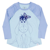 LOUNGEFLY Disney Winnie the Pooh Eeyore Shirred Raglan Tee XL