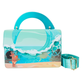 LOUNGEFLY Disney Moana Ocean Wave Handle Crossbody Bag