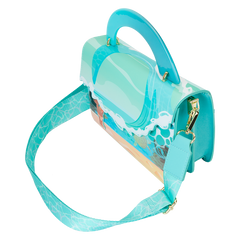 LOUNGEFLY Disney Moana Ocean Wave Handle Crossbody Bag