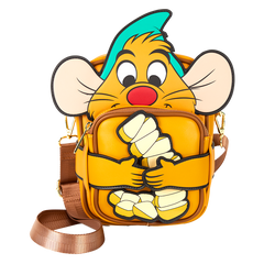 LOUNGEFLY Cinderella 75th Anniversary Gus Gus Crossbuddies® Cosplay Crossbody Bag With Coin Bag