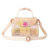 LOUNGEFLY Disney Cute Stitch Bow Handle Crossbody Bag