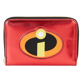 LOUNGEFLY Pixar The Incredibles 20th Anniversary Metallic Wallet