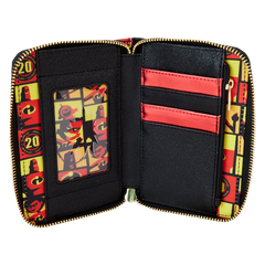 LOUNGEFLY Pixar The Incredibles 20th Anniversary Metallic Wallet
