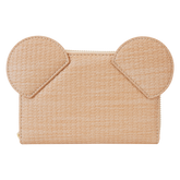 LOUNGEFLY Disney Mickey Straw Cosplay Zip Around Wallet