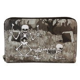 LOUNGEFLY Disney Skeleton Dance Zip Around Wallet