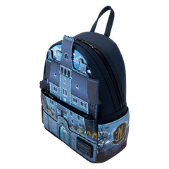 LOUNGEFLY Wednesday Nevermore Academy Castle Glow Mini Backpack