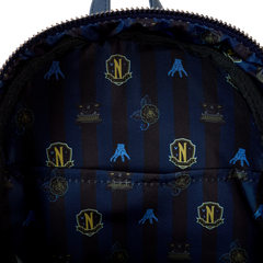 LOUNGEFLY Wednesday Nevermore Academy Castle Glow Mini Backpack