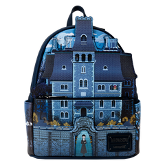 LOUNGEFLY Wednesday Nevermore Academy Castle Glow Mini Backpack