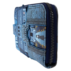 Loungefly Mgm Wednesday Nevermore Castle Zip Around Wallet