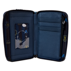 Loungefly Mgm Wednesday Nevermore Castle Zip Around Wallet
