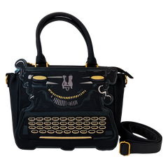LOUNGEFLY THE ADDAMS FAMILY Wednesday Typewriter Crossbody Bag