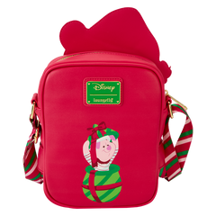 Loungefly Disney Winnie the Pooh Santa Winnie and Piglet Crossbody Bag