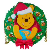 LOUNGEFLY Winnie The Pooh Stuck In Wreath Glow Crossbody Bag