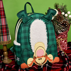 LOUNGEFLY DISNEY Winnie The Pooh Tigger Winter Pajamas Mini Backpack