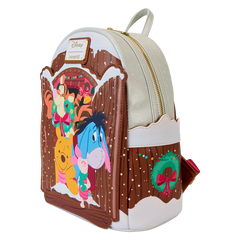 LOUNGEFLY Winnie The Pooh & Friends Christmas Greetings Light Up Mini Backpack
