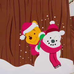Loungefly Disney Winnie The Pooh Holiday Scene Pooh Mini Backpack