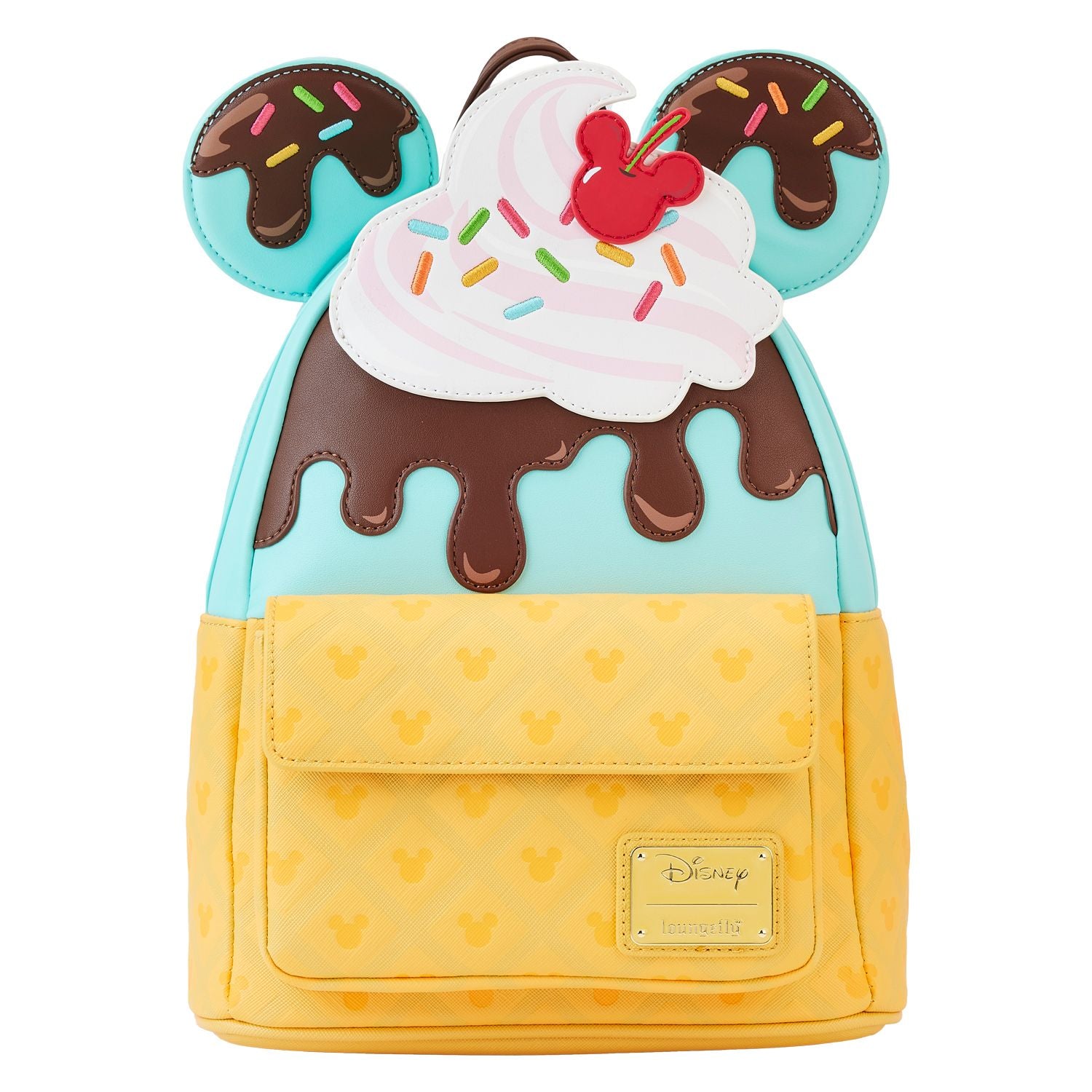 Loungefly disney mickey and minnie mouse sweets ice cream backpack Clearance