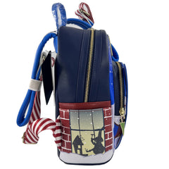 LOUNGEFLY x NBC Christmas Town Mini Backpack - Festive Frights and Holiday Delights
