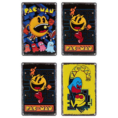 Pac-Man Tin Signs 8" x 12" - Set of 4, Arcade1Up