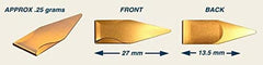 BOOK DARTS Line Markers - 125 Count Tin Mixed Metals Bookmarkers