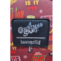 LOUNGEFLY x A Christmas Story Lampshade AOP Mini Backpack