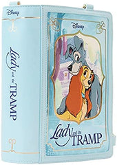 Loungefly Disney Lady and the Tramp Classic Book Convertible Bag