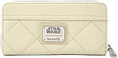 LOUNGEFLY Star Wars Princess Leia Hoth Cosplay Zip Around Wallet, Ivory