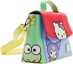 Loungefly Hello Kitty & Friends Color Block , Red Crossbody Bag